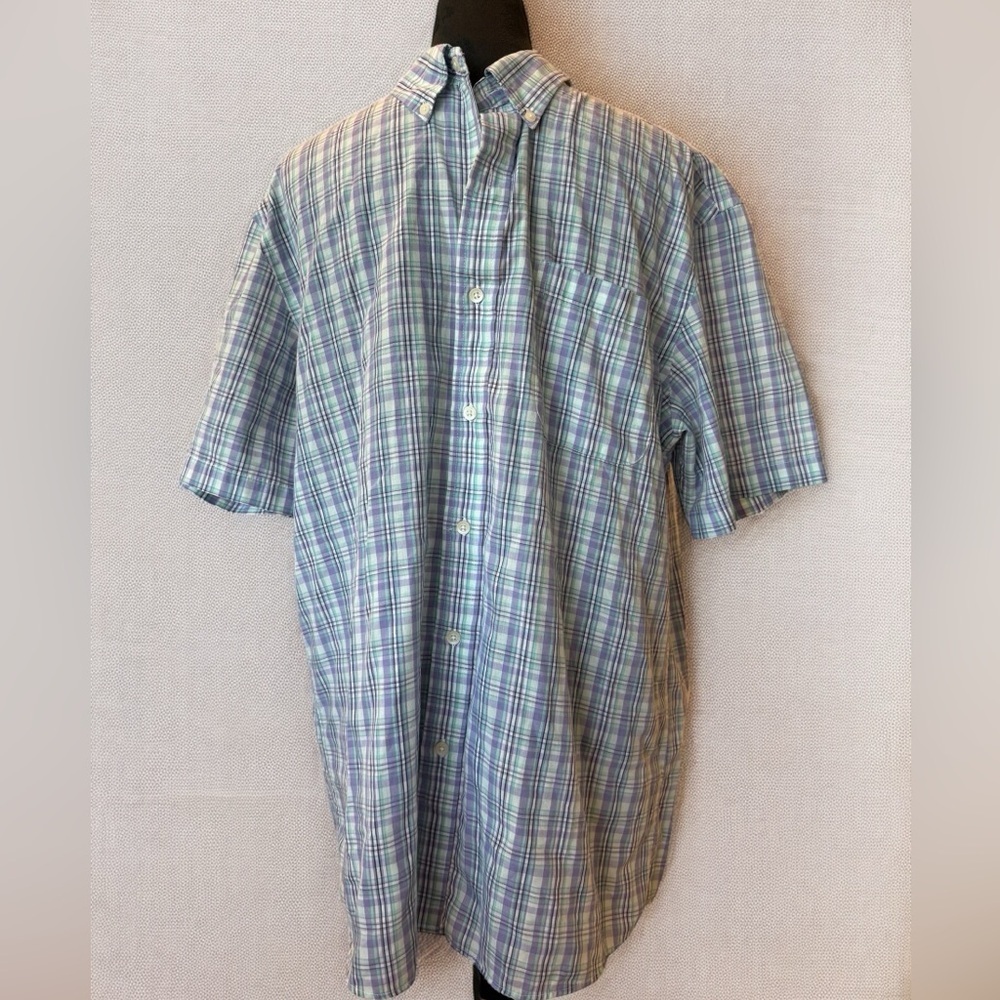 Saddlebred Multicolor Plaid Button‎ Down Shirt
